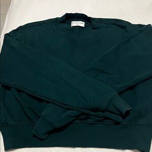 Cotton Citizen Deep Green Crewneck Sweater